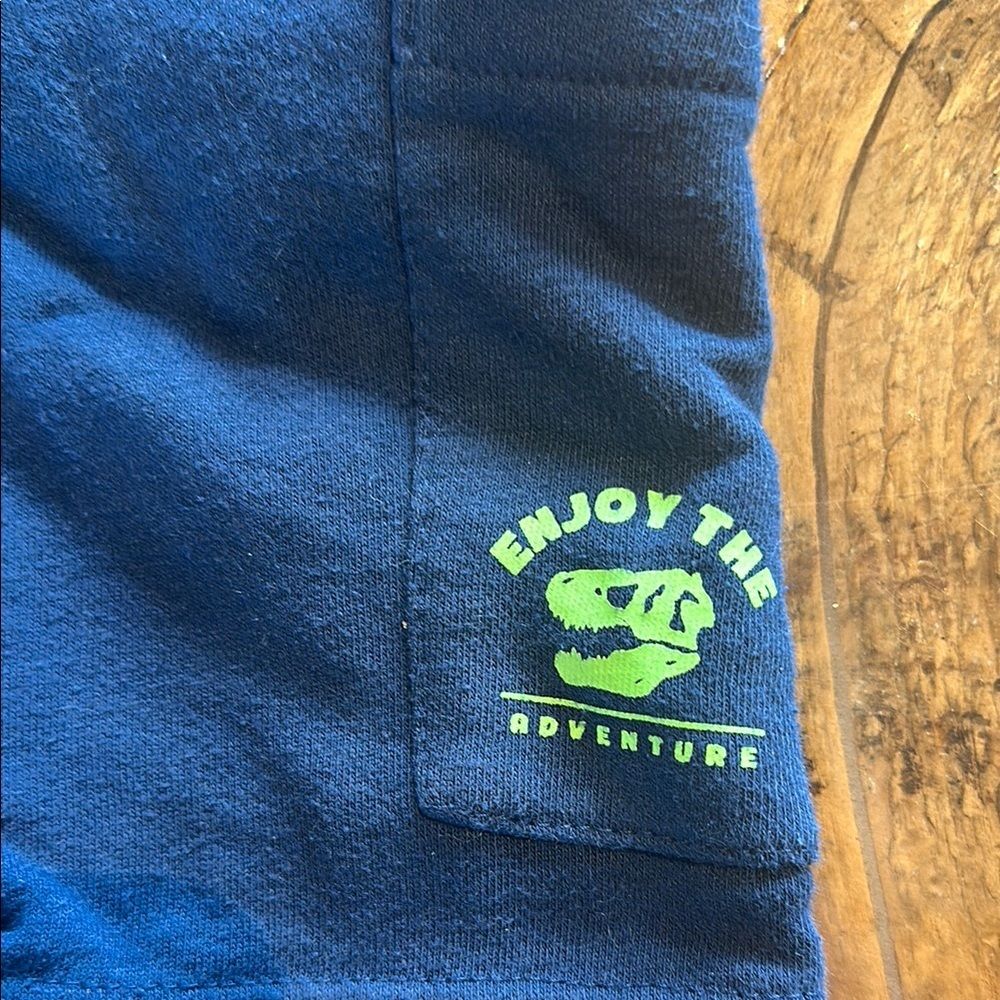 Navy Blue Kids Cargo Shorts - Picture 2 of 4